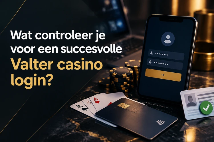 Wat controleer je voor een succesvolle Valter casino login?