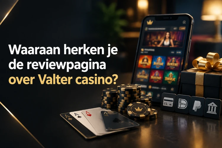 Waaraan herken je de reviewpagina over Valter casino?