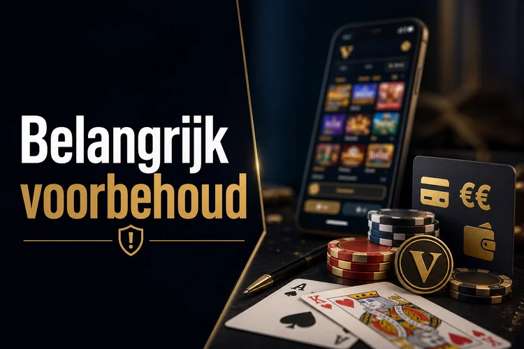 Belangrijk voorbehoud