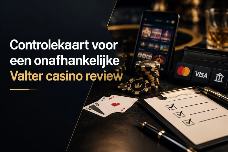 Controlekaart voor een onafhankelijke Valter casino review